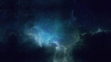 梦幻酷炫银河宇宙粒子效果AE背景视频的预览图